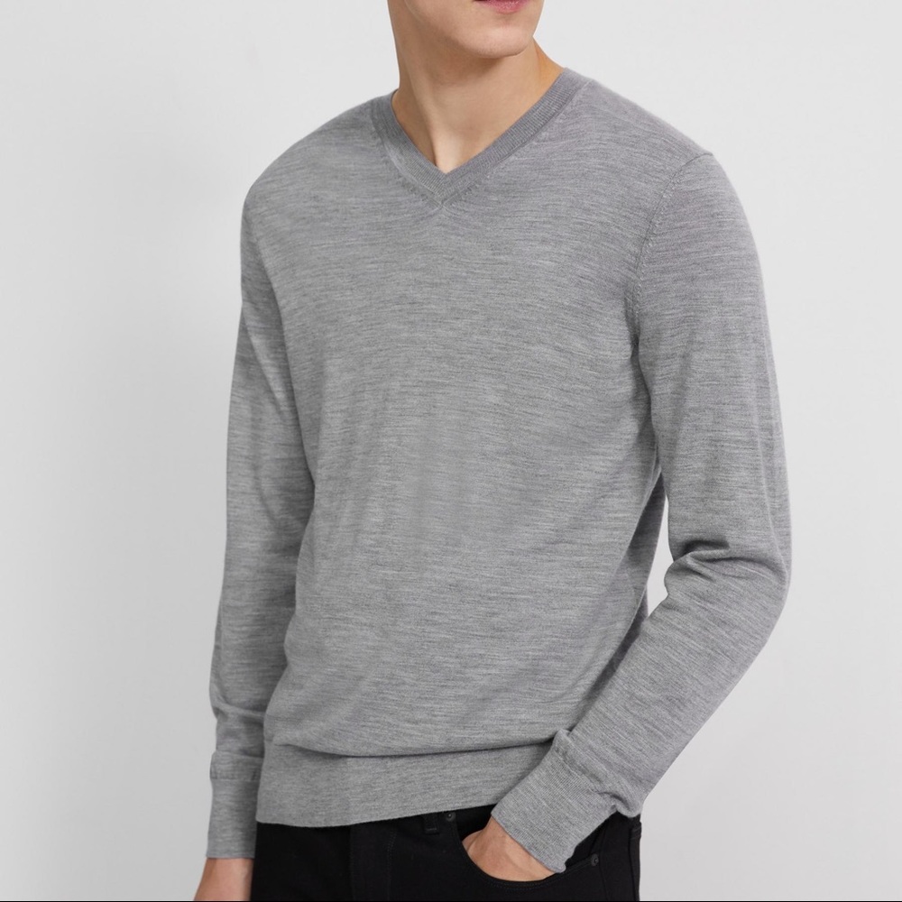 Theory - Men’s wool sweater - v neck